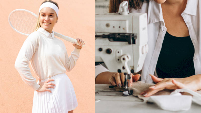 High-quality women's activewear garments showcasing performance and fitness apparel manufacturing